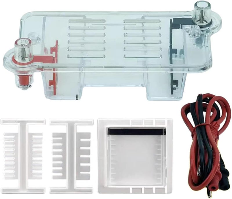 Luwecf Electrophoresis Apparatus Tank Teaching Equipment,Biology Experimental Equipment Learning for High School - Image 1